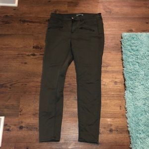 An adorable green Refuge jean